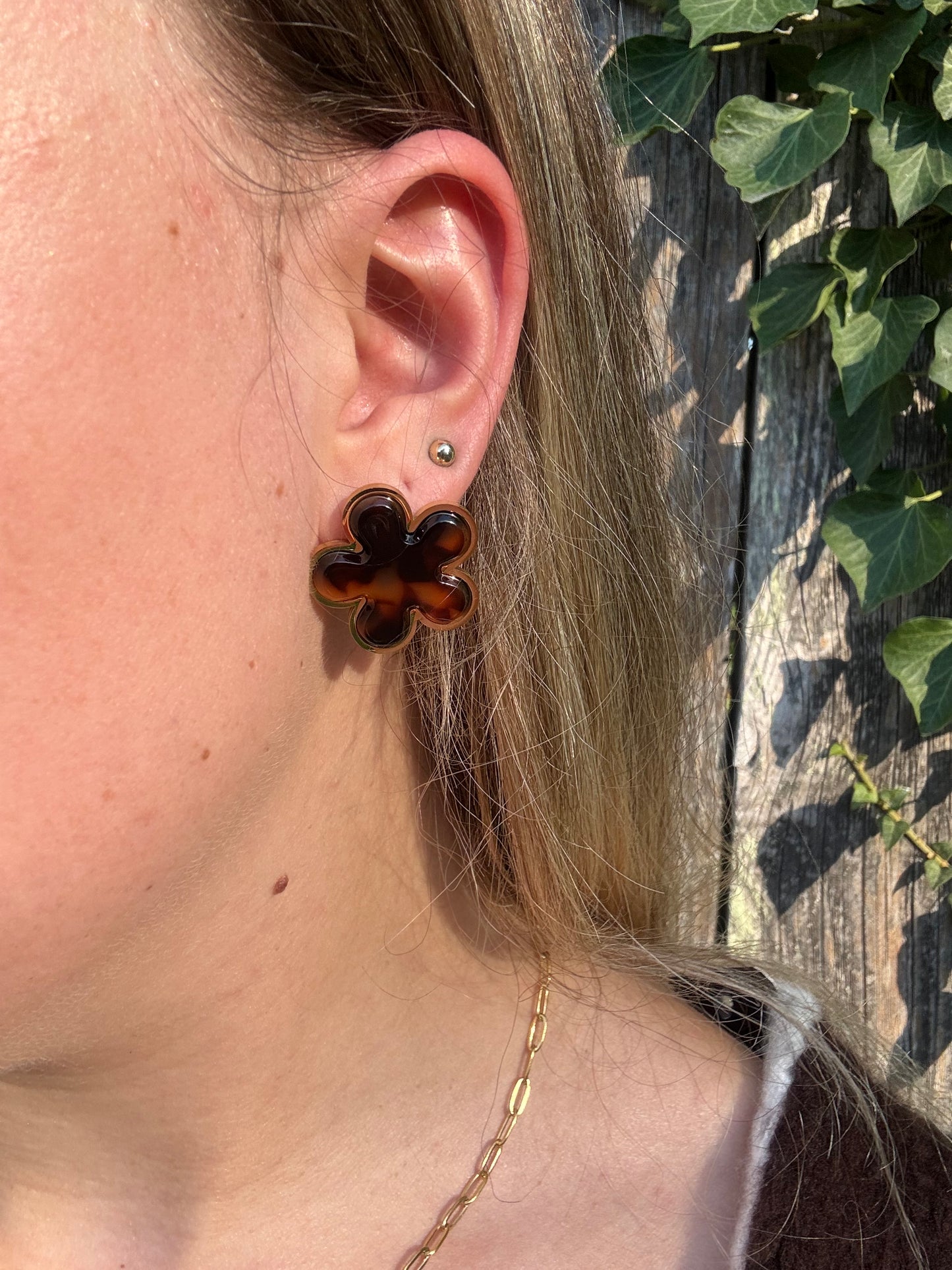 Boucles d’oreilles Écaille