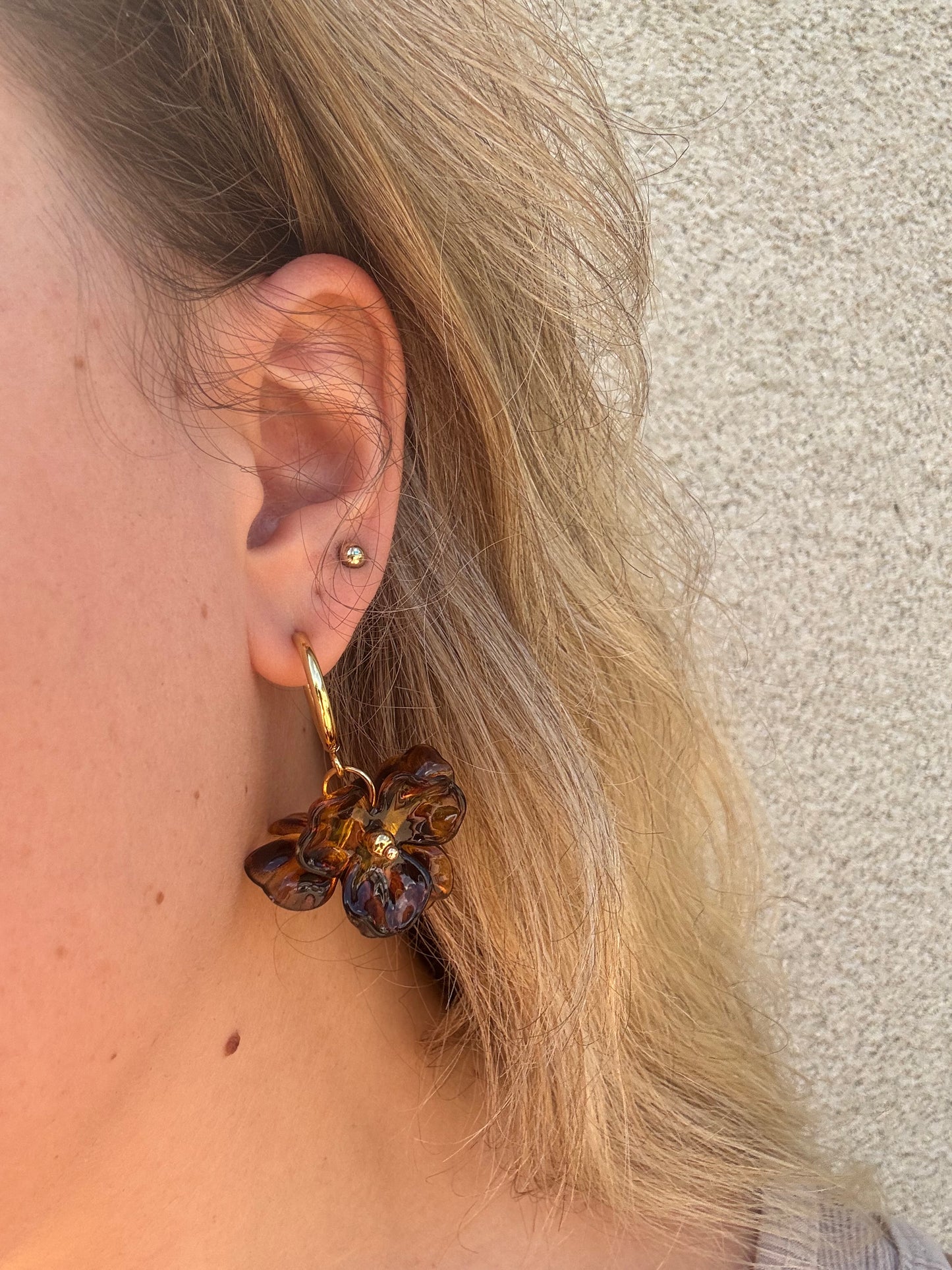 Boucles d’oreilles Fauve