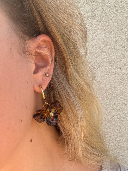 Boucles d’oreilles Fauve