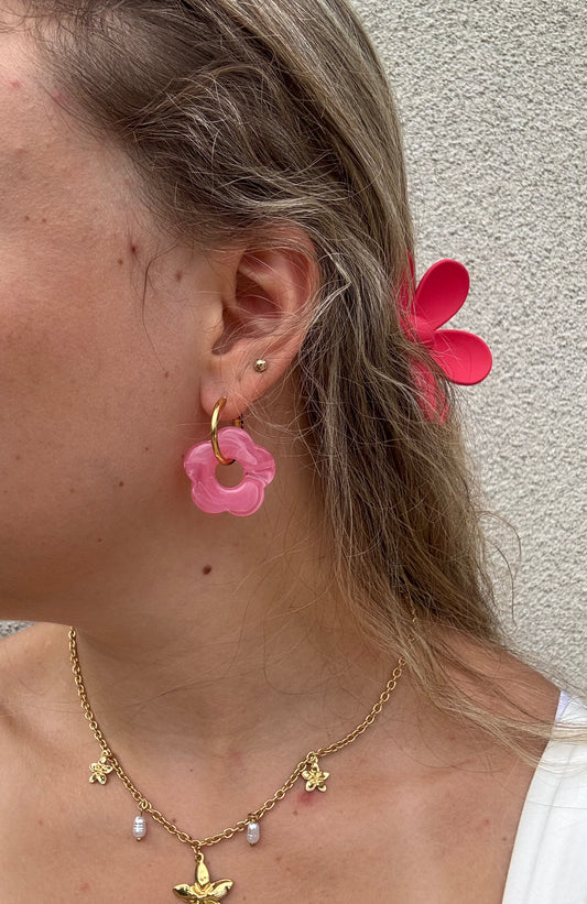 Boucles d’oreilles Fleur