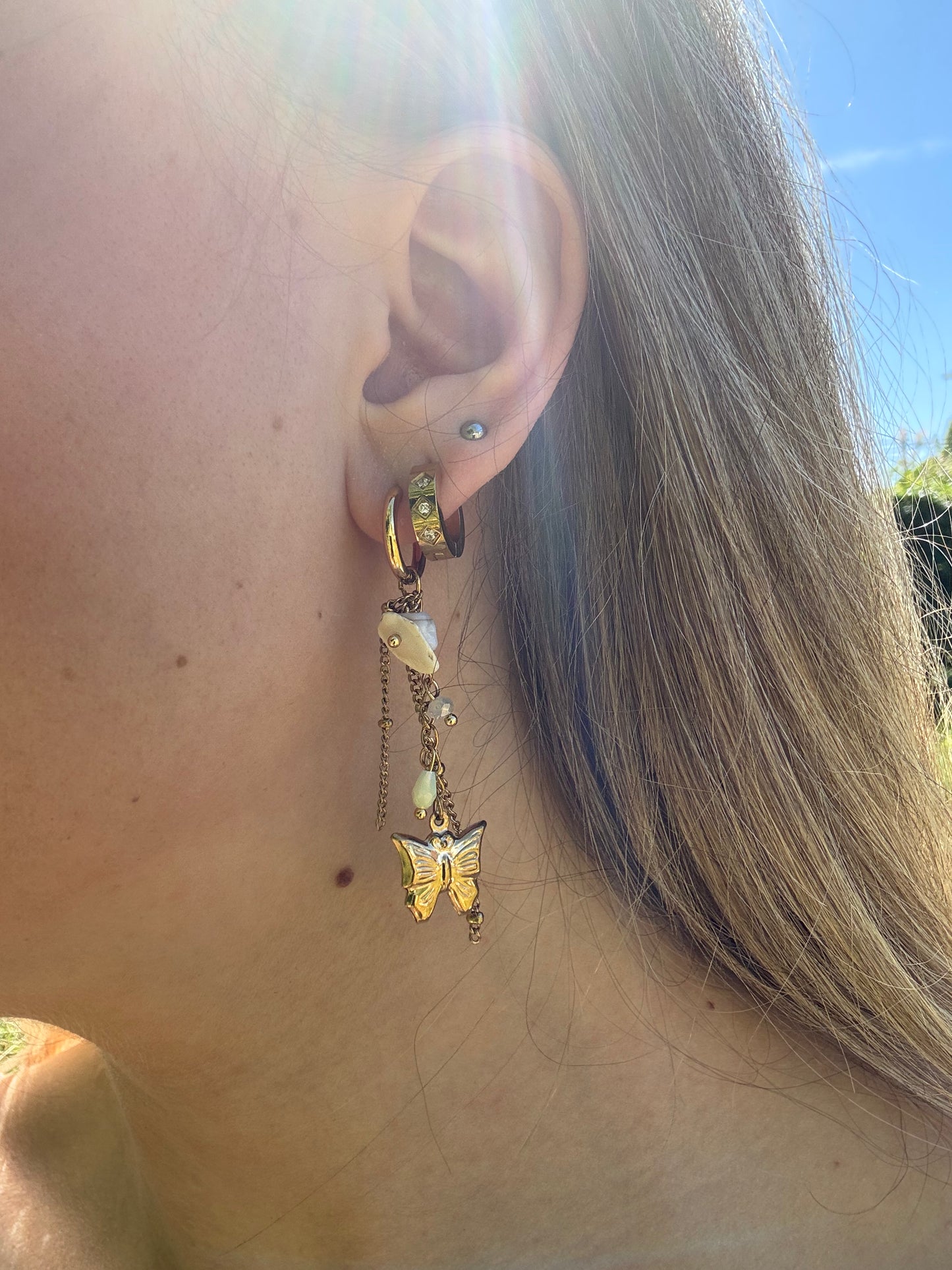 Boucles d’oreilles Papillon