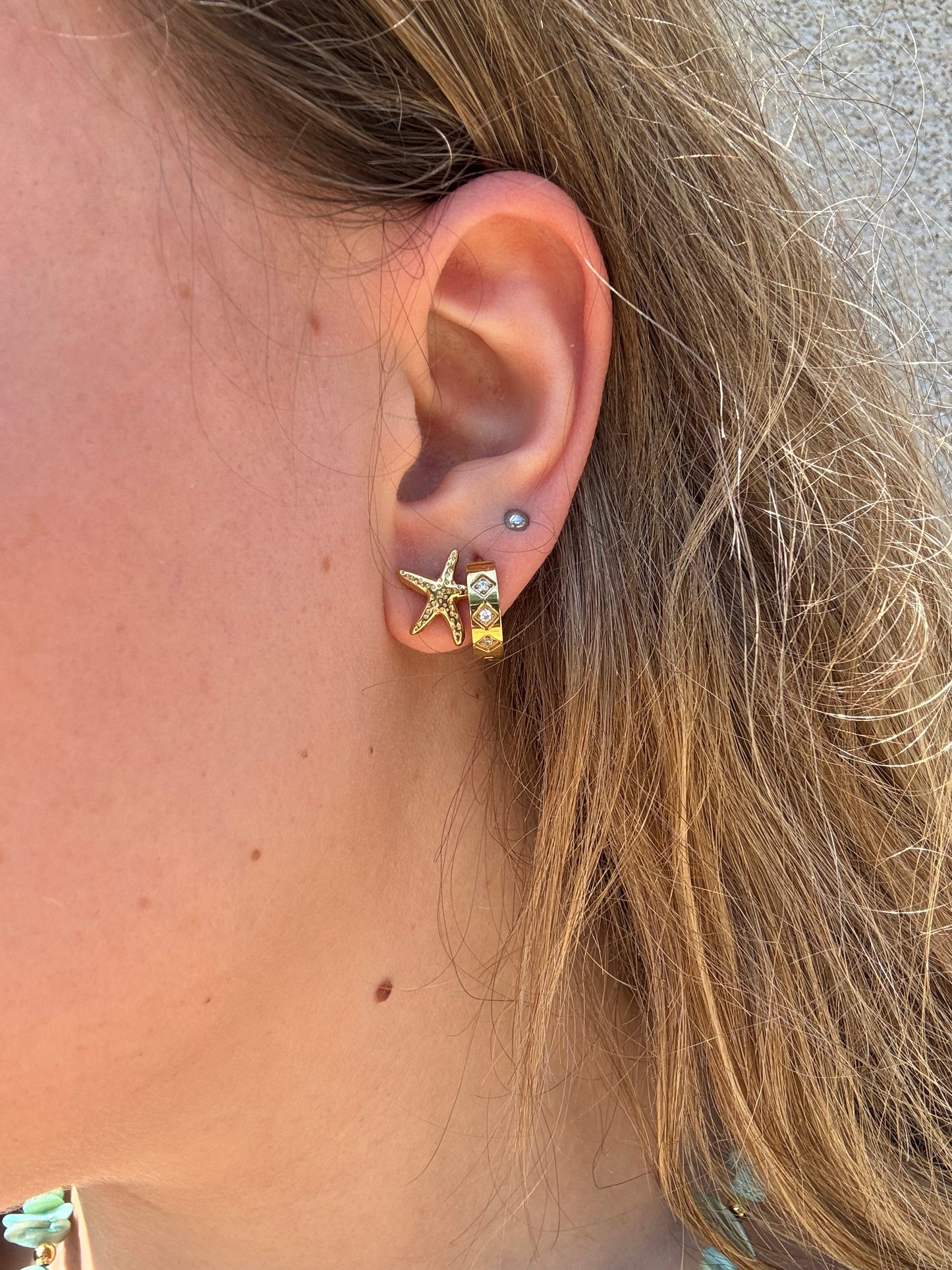 Boucles d’oreilles Mini Étoile de mer