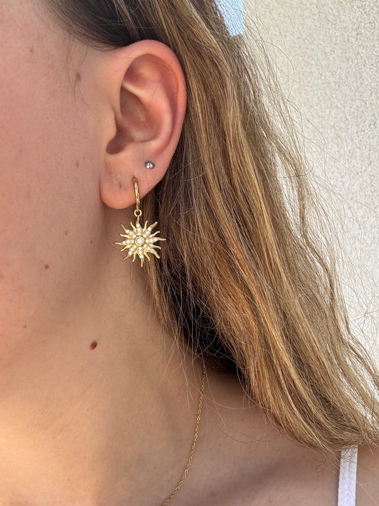 Boucles d’oreilles Soleil