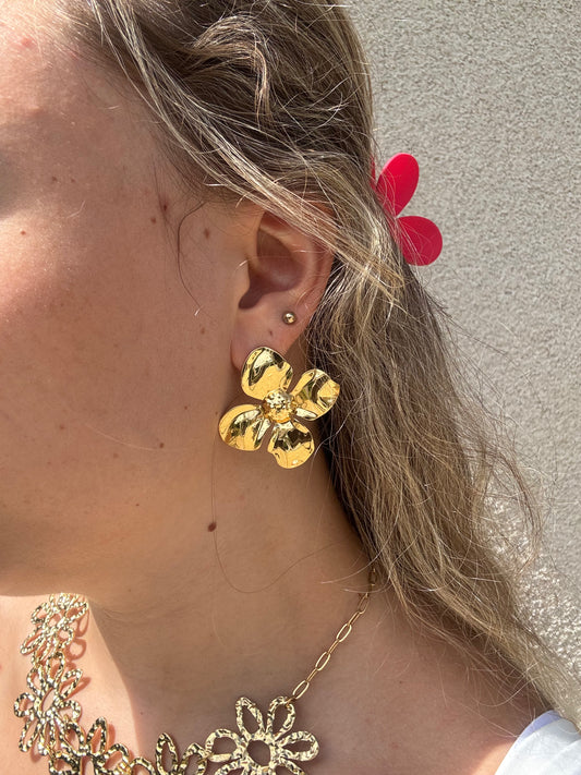 Boucles d’oreilles Lys