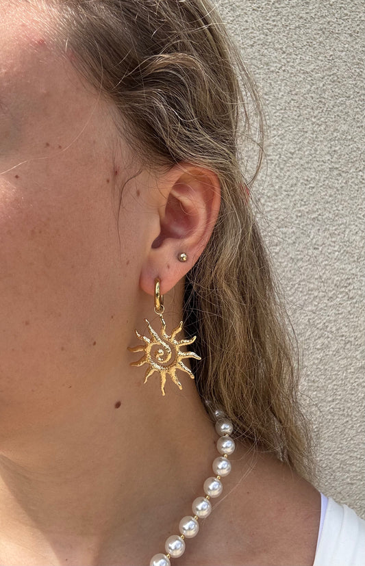 Boucles d’oreilles Soleil