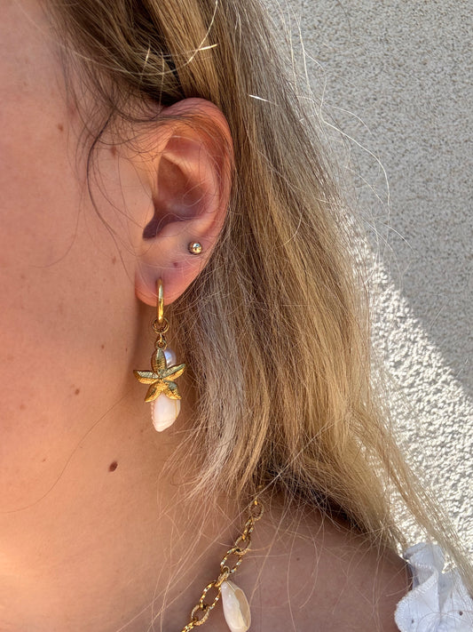 Boucles d’oreilles Écume