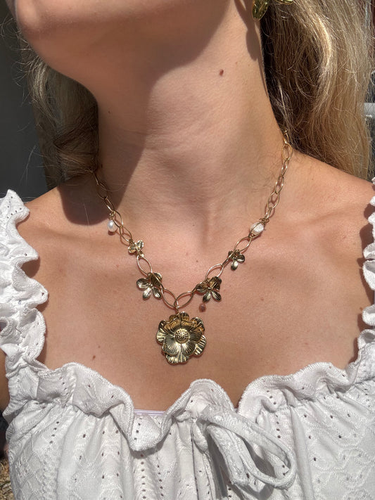 Collier Lobélia