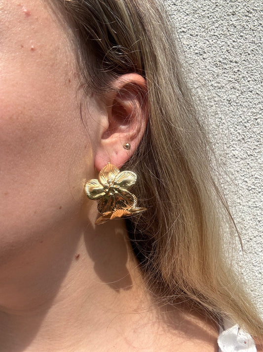 Boucles d’oreilles créoles Zaleya