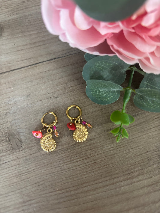 Boucles d’oreilles Coquillage