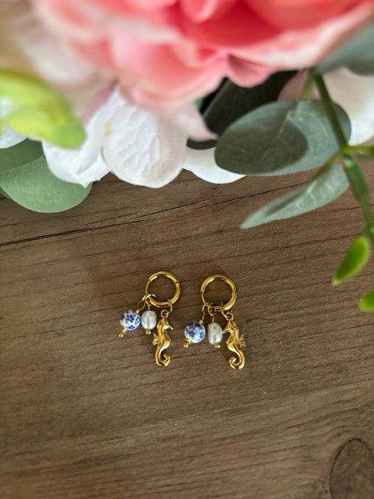 Boucles d’oreilles Hippocampe